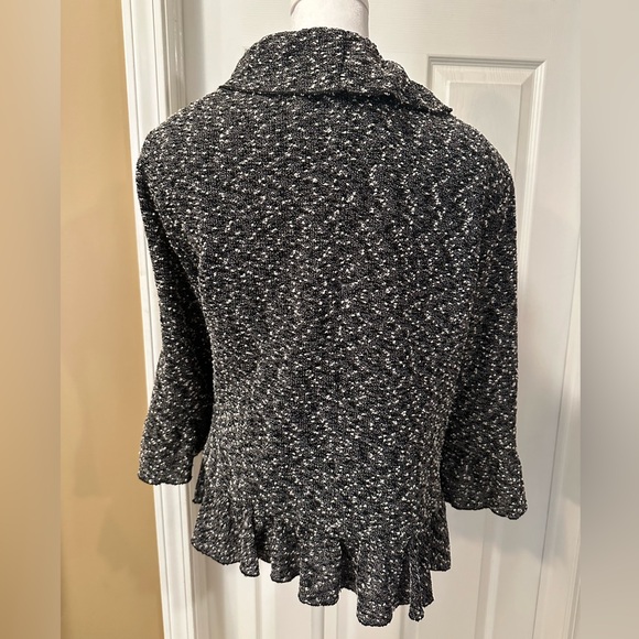 ❤️ BOGO Cynthia Rowley Boucle Jacket Size Large - Picture 4 of 9